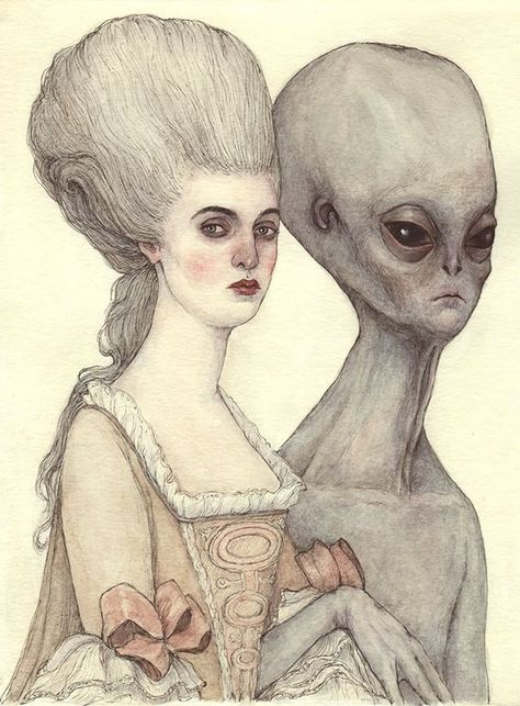 Sevasblog : things I like: Nikolay Tolmachev Kunst Tattoos, Arte Alien, Creation Art, 캐릭터 드로잉, Alien Art, Arte Inspo, Weird Art, Alam Yang Indah, A Drawing