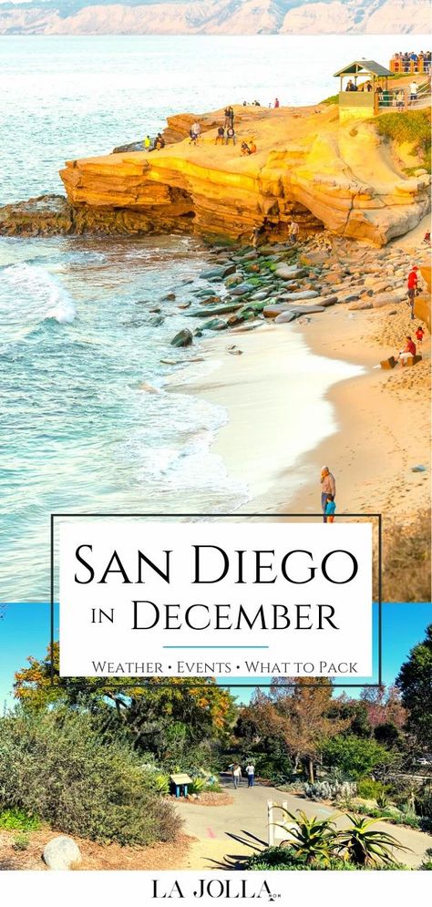 What San Diego in December is like. I live here and share tips for the weather, holiday events, what to pack, things to do, and hotels. Get all the details here at La Jolla Mom San Diego December, San Diego Babymoon, What To Wear In San Diego In December, San Diego Things To Do In December, Winter In San Diego Outfit, Christmas In San Diego, San Diego December Outfits, San Diego Winter Outfit Ideas, What To Wear In San Diego