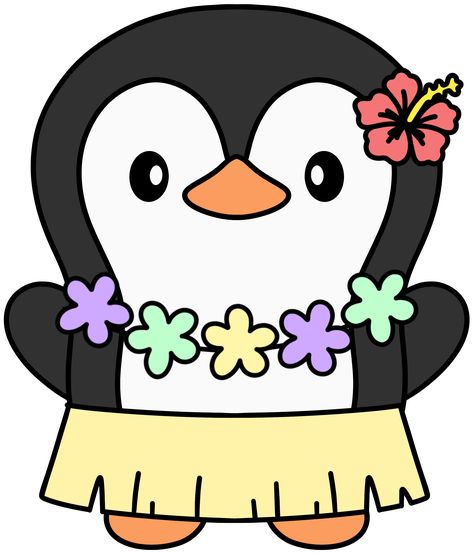 cute penguin drawing cartoon hawaii vacation Cute Penguin Cartoon Drawings, Cute Penguin Drawing, Cute Penguin Cartoon, Drawing Summer, Penguin Wallpaper, Fence Painting, Penguin Clipart, Penguin Cartoon, Cartoon Penguin