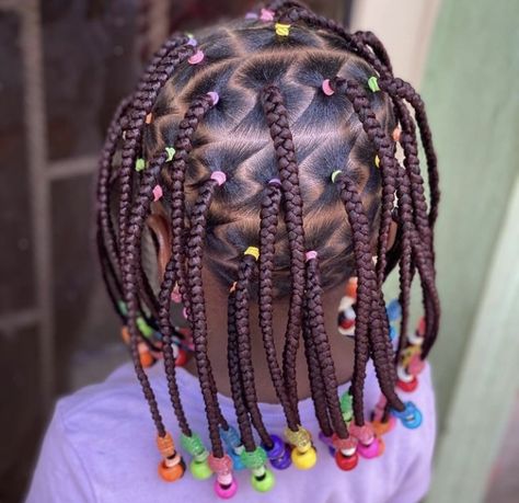 Cornrow Hairstyles For Short Hair, Short Hair With Beads, Kids Short Hair, Hair With Beads, Kids Braids With Beads, Kids Cornrow Hairstyles, Children Hairstyles, Kids Hairstyle, Accelerate Hair Growth