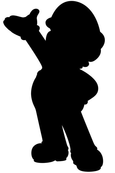 Mario Silhouette, Mario Theme, Nintendo World, Lantern Ideas, Black And White Frames, Mario Party, Mario Bros., Library Decor, Baby 1st Birthday