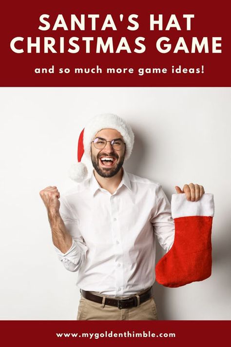 30 Awesome Christmas Games for Families and Friends Simple Christmas Games, Christmas Games For Families, Funny Christmas Hats, Christmas Games To Play, Games For Families, Christmas Party Hats, Xmas Games, Fun Christmas Games, Minute To Win It Games