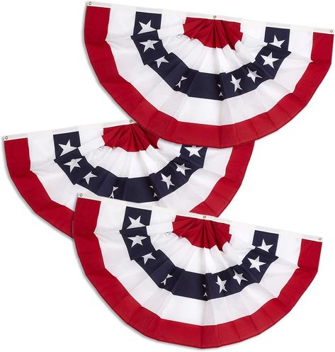 #ad American Flag Bunting, Patriotic Bunting, Bunting Flag, Flag Banners, American Flags, Bunting Flags, Patriotic Flag, 4th Of July Decorations, Patriotic Holidays