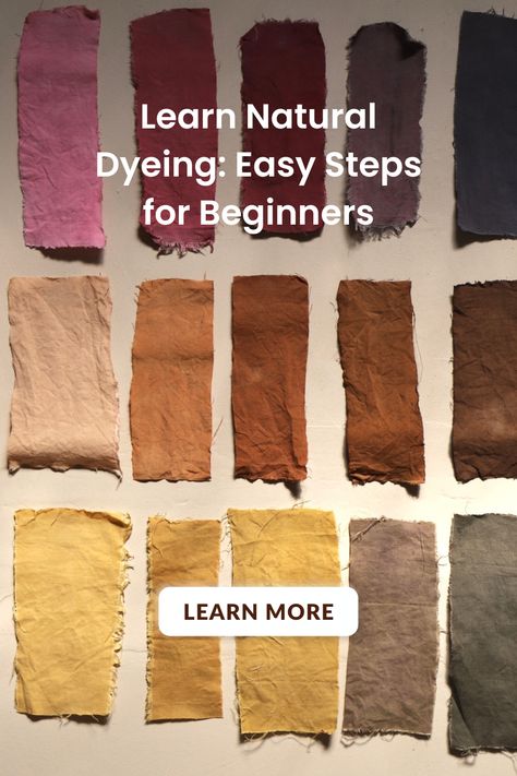 Learn how to naturally dye clothes & fabric!  Check out our free natural dye resources Homemade Dye For Clothes, Natural Dye Colors, Natural Fabric Dye Diy, Natural Dyes For Fabric, Natural Fabric Dye, Clothes Dye, Natural Dyeing Techniques, Dye Clothes, Fabric Dyeing Techniques