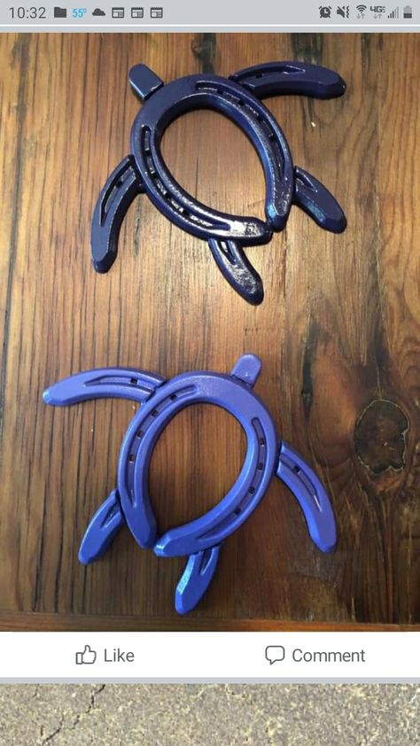 Horseshoe Crafts Projects, Welding Crafts, Horseshoe Projects, Recycled Metal Art, Car Part Furniture, Horseshoe Decor, Horseshoe Crafts, Welding Art Projects, Metal Working Projects