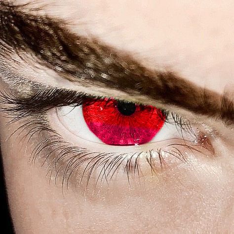 Red Eyes Aesthetic Male, Demon Red Aesthetic, Red Eyes Aesthetic, Red Eyes Contacts, Red Eye Color, Teen Wolf Aesthetic, Crimson Eyes, Wolf With Red Eyes, Wolf Aesthetic