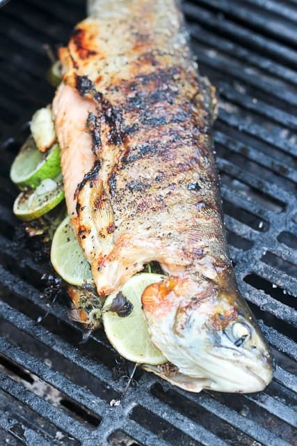 Bbq Trout, Salmon Recepies, Whole Trout Recipes, Grilled Trout Recipes, Whole Fish Recipes, Grilled Trout, Cooking Trout, Grill Fish, Trout Recipes