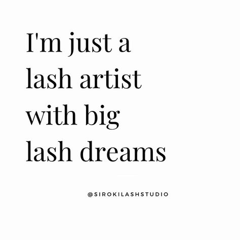 Big plans, Big dreams • • • • #lashbeauty #lashartistquotes #lashes #lashextensions #jaxlashes #jaxfl #stjohnstowncenter #sanmarco #eyelashes #viral #quotes #manifest #lashgoals #wispy Viral Quotes Social Media, Lash Artist Captions, Artist Captions, Lash Quotes For Instagram, Lash Captions, Lash Extensions Quotes, Big Eyelashes, Quotes Social Media, Lash Quotes