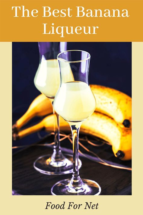 Who's interested in banana liqueur? We have our list here of the best ones out there. Plus see banana cocktails that you can try if you're looking for something new and unusual. #banana #liqueur #cocktails #spirits Banana Liquor Recipes, Banana Liqueur Drinks, Liqueur Cocktails, Banana Cocktails, Banana Liqueur, Flavored Liquor, Liqueur Drinks, Liquor Recipes, Banana Drinks