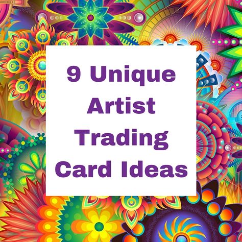 '9 Unique Artist Trading Card Ideas...!' (via Art Inspiration | Inspiration | Art Techniques | Encouragement | Art Supplies) Atcs Ideas, Artsy Cards, Trading Card Ideas, Altered Cards, Soul Collage, Artist Trading Card, Art Trading Cards, Art Children, Art Web