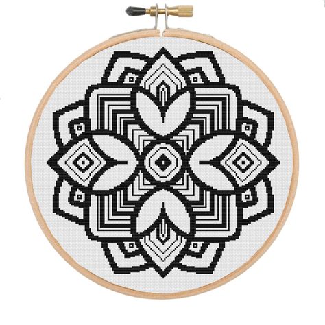 This is a PDF of a beautiful mandala cross stitch pattern.  Files will be available once the payment is confirmed. Grid Size: 153W x 152H. Design Area on 14, 16 and 18 count Aida: 14 ct 153x152 Stitches (27.8 x 27.6 cm) (10.9 x 10.9 in.) 16 ct 153x152 Stitches (24.3 x 24.1 cm) (9.6 x 9.5 in.) 18 ct 153x152 Stitches (21.6 x 21.4 cm) (8.5 x 8.4 in.) All codes are for DMC floss. You can use any colors you like.  This PDF counted cross stitch pattern available for instant download. No fabric, floss, or materials are included. Instant Download! The links for downloading should come to your email address Etsy. In case it hasn't happened you can always find files here https://www.etsy.com/your/purchases You will need Adobe Acrobat PDF Reader to view the pattern.  Available for free download here: Mandala Cross Stitch Pattern Free, Mandala Cross Stitch, Mandala Cross, All Codes, Beautiful Mandala, Cushion Cover Designs, Adobe Acrobat, Modern Cross Stitch Patterns, Cross Stitch Patterns Free