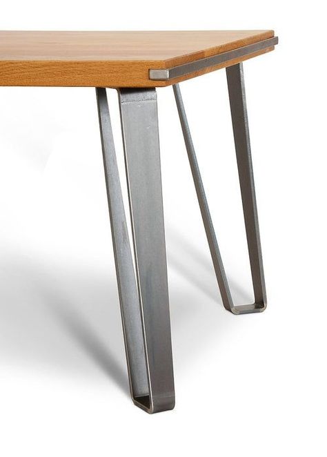 Wood Coffe Table, Meja Industrial, Modern Table Legs, Modern Wood Furniture, Steel Table Legs, Furniture Design Chair, Metal Table Base, Coffee Table Legs, Table Leg