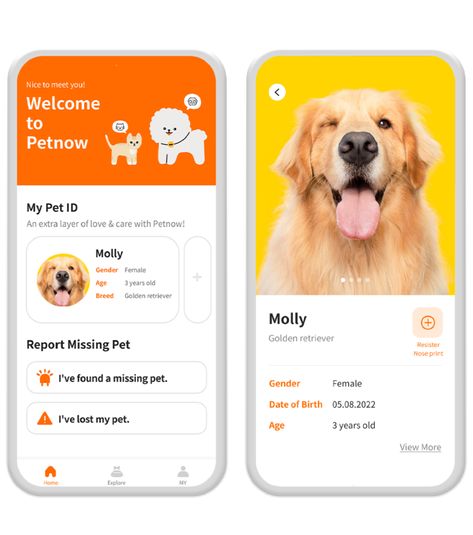 Petnow - The first and only pet biometric ID for dogs and cats Vet Hospital, Ux App Design, App Ideas, Card Ui, Presentation Slides Design, Modern Layout, Slides Design, Pet Vet, Mood Board Inspiration