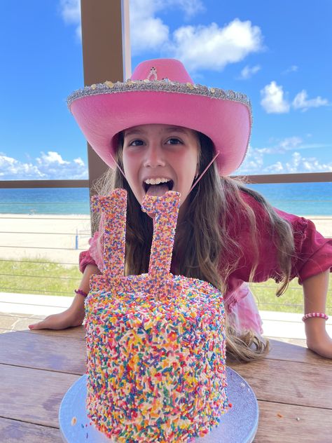 Preppy Cowboy Hat, Preppy Birthday Cake, Neon Birthday Cakes, Preppy Birthday, Candle Tutorial, 13 Birthday Cake, Birthday Freebies, Preppy Inspiration, Cute Birthday Ideas