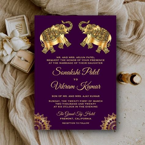 Red Indian Wedding Invitations, Wedding Invitation Design Indian, Indian Wedding Invite, Elegant Indian Wedding, Indian Wedding Invitation, Foil Texture, Gold Foil Texture, Traditional Wedding Invitations, Foil Wedding Invitations