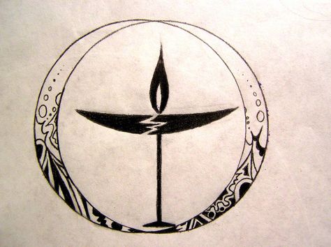 Chalice Drawing, Chalice Tattoo, Flaming Chalice, Progressive Christian, Liturgical Stoles, Rib Tattoos For Guys, Tattoo Cream, Unitarian Universalist, Childrens Artwork