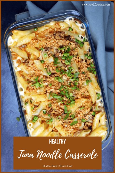 Gluten Free Tuna Noodle Casserole, Paleo Seafood, Real Food Dinner, Paleo Seafood Recipes, Healthy Casserole, Food Dinners, Make Your Own Pasta, Homemade Pasta Recipe, Tuna Noodle Casserole