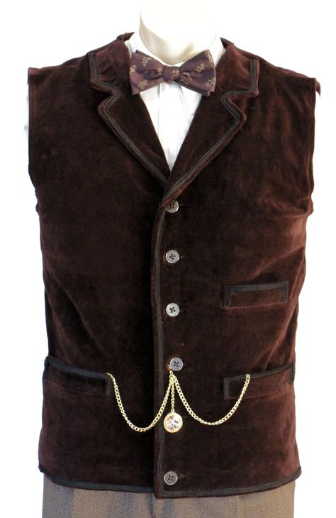 Christmas Vest by Magnoli Clothiers doctor who christmas special snowmen victorian cosplay costume vest waistcoat matt smith 11th dr who Victorian Worker Clothes, Victorian Doctor Outfit, Victorian Doctor Aesthetic, 11th Doctor Costume, Victorian Doctor, Victorian Mens Fashion, Gothic Theater, Victorian Vest, Victorian Style Clothing