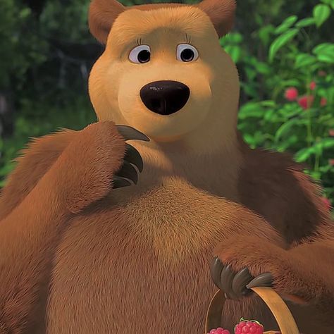 Marsha And The Bear, Masha And The Bear, Lovely Flowers Wallpaper, Flowers Wallpaper, The Bear, Matching Pfp, Flower Wallpaper, Photography Poses, Teddy Bear