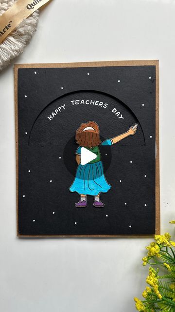 QuinnsArte by Quinal Malara on Instagram: "Save it for teachers day card idea♥️" Greetings Card For Teachers Day, Teachers Day Greeting Card Ideas, Greeting Card For Teachers Day, Teacher's Day Card Ideas, Greeting Cards For Teachers, Teachers Day Greetings, Teachers Day Card, Teacher Cards, Happy Teachers Day