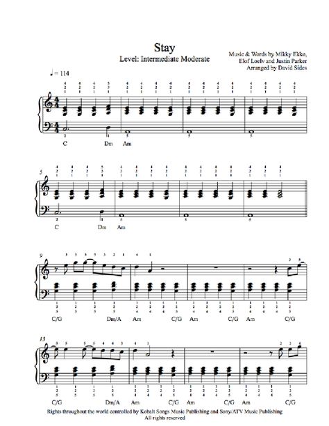 Stay by Rihanna Piano Sheet Music | Intermediate Level Stay Rihanna Piano, Stay By Rihanna, Stay Rihanna, Homeschool Music, Flute Sheet Music, Music Lesson, Flute Music, Music Paper, Guitar Sheet Music