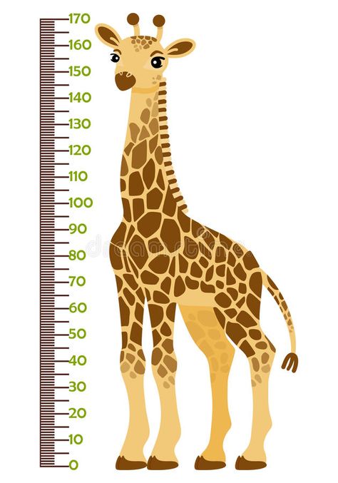 Giraffe Height Chart, Bubble Wrap Crafts, Height Scale, Kids Height Chart, Hygiene Lessons, Giraffe Growth Chart, Daft Punk Helmet, Hanging Craft Ideas, Cartoon Giraffe