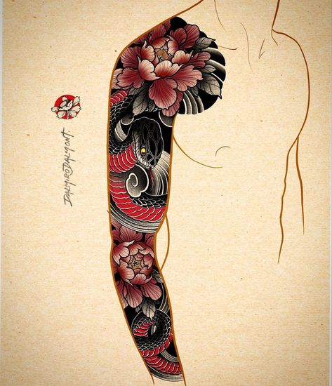 Japanese Snake, Japanese Snake Tattoo, Tattoos Japanese, Tattoo Japanese, Japanese Tattoo Art, Snake Tattoo, Japanese Tattoo, Traditional Japanese, Tattoo Art