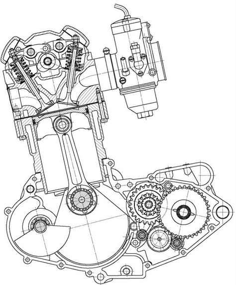 Mechanics Aesthetic, Motorcycle Mechanic, Motorcycle Drawing, Motorbike Design, Automobile Engineering, Bike Engine, Futuristic Motorcycle, Car Frames, Automotive Engineering