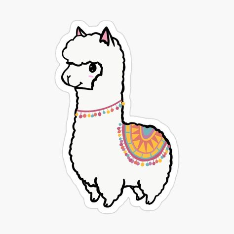 Lama Stickers, Peru Stickers, Cute Alpaca, Llama Alpaca, Tattoo Design Drawings, Wallpaper Pc, Printable Stickers, Bolivia, Print Stickers