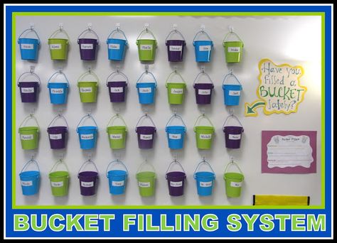 photo of: Bucket Filling Emotional Intelligence via RainbowsWithinReach Kindness Bucket, Classroom Preschool, Child Growth, Building Character, Bucket Filler, Guidance Counseling, Ideas For Classroom, Social Skills Groups, Bucket Filling