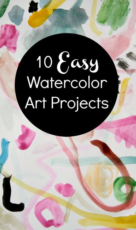 Kids Painting Projects, Tissue Paper Art, Easy Art Projects, Easy Art, Kindergarten Art, Afterschool Activities, Art Activities For Kids, Easy Watercolor, Preschool Art