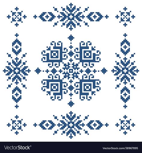 Traditional Cross Stitch Patterns, Iranian Pattern, Norwegian Knitting Designs, Art And Craft Images, Decoration With Flowers, Ethnic Print Pattern, Nordic Knitting, Embroidery Flower Design, Hand Embroidery Flower Designs