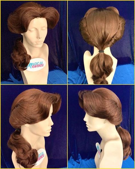 Belle Wig, Princess Cosplay, Tale As Old As Time, Disney Cosplay, Princess Belle, The Beast, Beauty And The Beast, Disneyland, Halloween Costumes