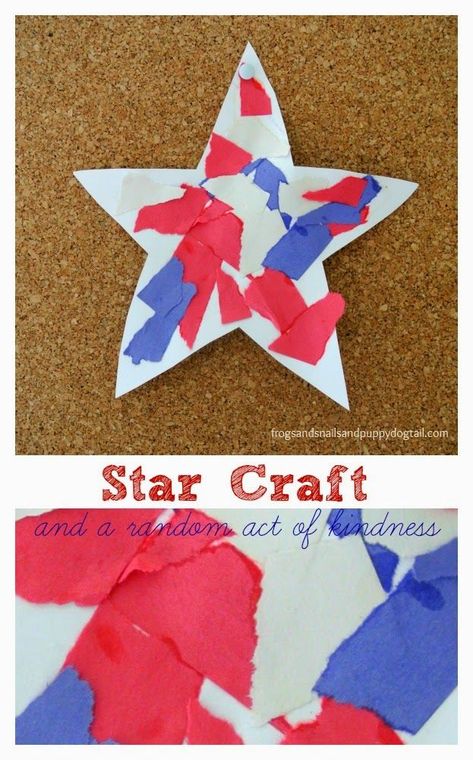 Patriotic Torn Paper Stars: easy and fun craft for the kids Forth Of July Toddler Art, Fourth Of July Art For Preschoolers, Veterans Day Crafts For Preschoolers, Summer Craft Ideas For Toddlers, American Flag Crafts For Toddlers, Fourth Of July Projects For Toddlers, Flag Day Activities For Toddlers, Fourth Of July Lesson Plans For Toddlers, Flag Crafts For Toddlers