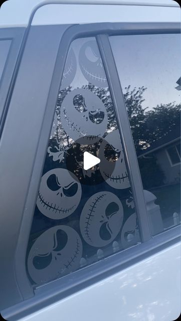 Nightmare Before Christmas Car Decal, Jeep Decals, Window Color, Christmas Window, The Nightmare Before Christmas, The Nightmare, Future Car, Window Decals, Nightmare Before