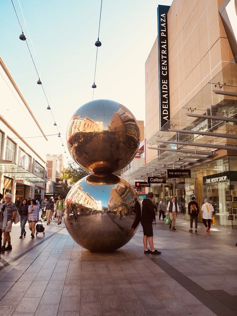 Rundle Mall, Adelaide, South Australia Rundle Mall, City Of Adelaide, Adelaide Australia, Adelaide South Australia, Travel Log, South Australia, Cloud Gate, Australia, Log