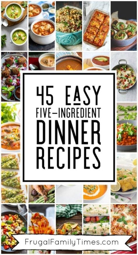 Easy 5 Ingredient Recipes, Weeknight Dinner Recipes, 5 Ingredient Dinners, Creamy Chicken Pasta, One Pot Dinners, Weeknight Dinner Recipes Easy, 5 Ingredient Recipes, Easy Weeknight Dinner, Dinner Recipes Easy Quick