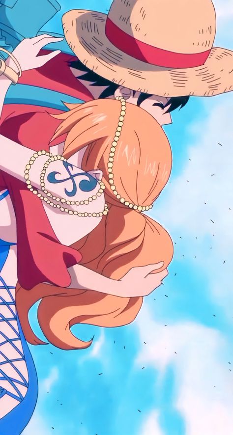 Luffy Nami, One Piece Wallpaper, Time Pass, Miss Kobayashi's Dragon Maid, Cute Anime Couples, One Piece, Anime, Art