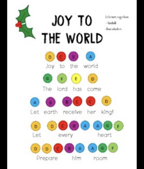 Handbells Christmas Music, Baby Einstein Piano Sheet Music, Boomwhackers Christmas Songs, Lyre Chords, Boomwhackers Songs, Xylophone Songs, Keyboard Songs, Piano Music For Kids, Xylophone Music