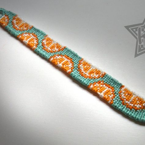 Fruit Friendship Bracelet Pattern, Fruit Alpha Pattern, Fruit Bracelet Pattern, Fruit Friendship Bracelet, Cute Alpha Bracelet Pattern, Orange Friendship Bracelet, Elsa Bracelet, Alpha Bracelet Pattern, Brazilian Bracelet