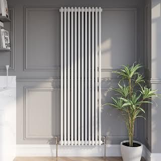 Vertical Column Radiator, Bar Structure, Showers Bathroom, Column Radiator, Traditional Radiators, Double Ended Bath, Solid Wall, Plasterboard Wall, Freestanding Bath Taps