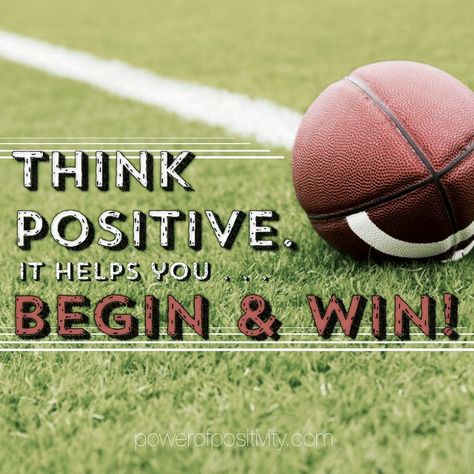 super-bowl-positive-quote-football Sunday League, Beach Words, Sports Logo Inspiration, Super Bowl Football, Sports Event, Think Positive, Sunday Quotes, Soccer Coaching, Football Kids