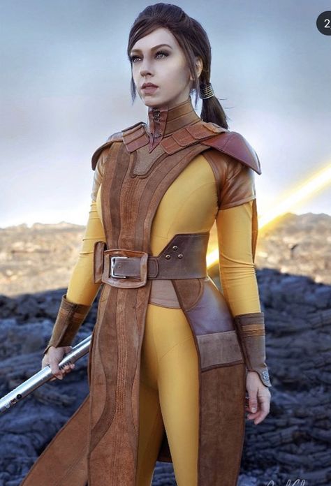 Bastilla Shan, Kyle Katarn, Bastila Shan, Ahsoka Tano Cosplay, Luke And Mara, Jedi Robes, Jedi Outfit, Jedi Cosplay, Knights Of The Old Republic