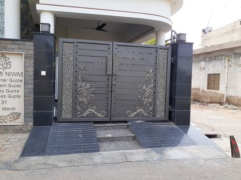 Home Decor Ideas Gates-Home Decor Ideas-Home Decor Ideas Living room Granite Ramp Design Entrance, Men Gate Design, Gate Pillar Design Modern With Granite, Main Gate Pillar Design Granite, Granite Pillar Design, Latest Main Gate Design Entrance Iron Doors, Gate Pillar Design Modern, Gate Pillar Design, Main Gate Designs