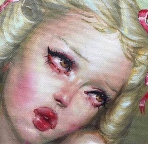 Marie Antoinette, Pink Ribbon, Acrylic On Canvas, A Photo, Amber, Ribbon, Blonde, Canvas, On Instagram