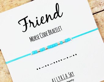 Bracelets Bff, Bracelet Morse, Bff Bracelet, Morse Code Jewelry, Code Bracelets, Code Morse, Morse Code Necklace, Bff Bracelets, Sister Bracelet