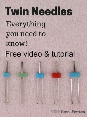 Twin Needle Sewing, Sewing Machine Feet, Beginner Sewing Projects Easy, Sewing Needles, Techniques Couture, Leftover Fabric, Ropa Diy, Sewing Lessons, Sewing Skills