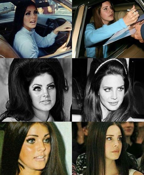 ♡ Lana Del Rey ♡ #LDR #LanaDelRey #Lana_Del_Rey Lana Del Rey Priscilla Presley, Lana Del Rey Priscilla, Young Priscilla Presley, Lizzy Grant, Lana Rey, Elvis And Priscilla, Celebrity Look Alike, Priscilla Presley, Lisa Marie Presley