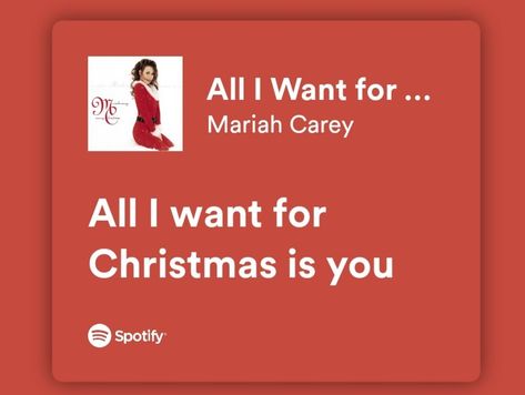 #alliwantforchristmasisyou #mariahcarey #xmaslyrics All I Want For Christmas Is You Lyrics, Beautifully Made Quote, Widgets Christmas, Christmas Core, Christmas Widgets, Christmas Lyrics, Song Lyric Posters, Poetic Words, Fav Music