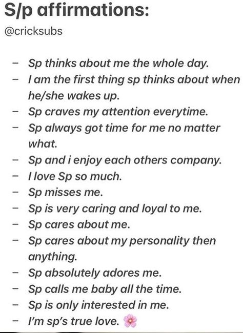 Gf Affirmations, Manifesting Him To Text Me, Sp Obsessed Affirmations, Third Party Removal Affirmations, Sp Manifestation, Sp Affirmations, Manifest Sp, Life Partner Quote, Manifesting Relationships